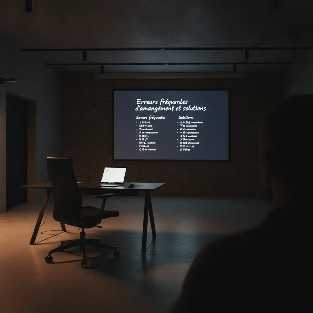 Espace de travail : contrôle visuel et disposition des flux